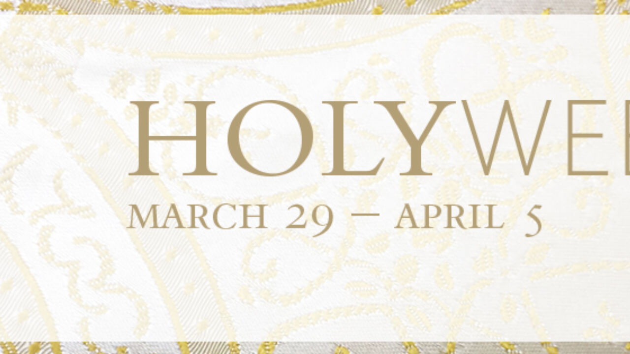 Holy Week 2015