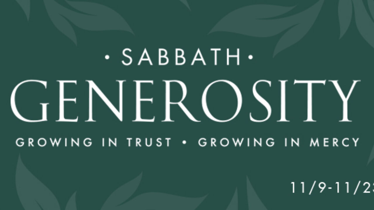 Sabbath Generosity